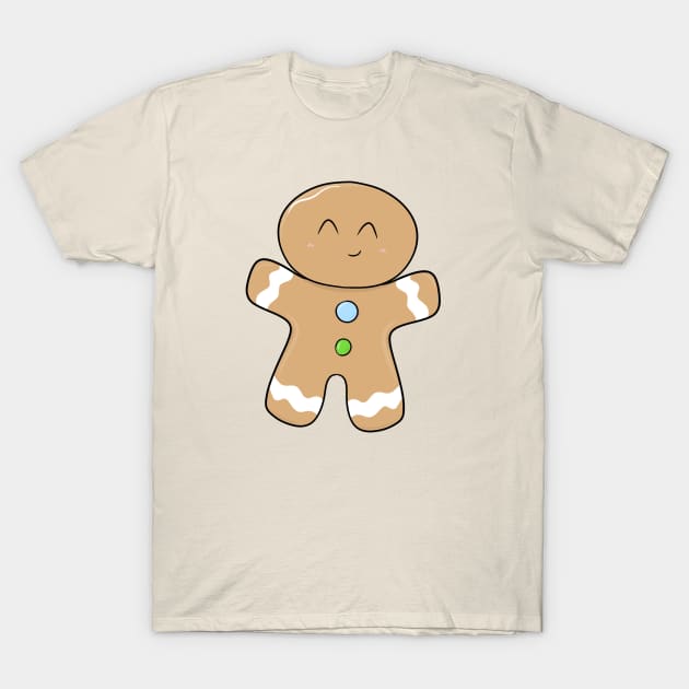 Gingerbread Man T-Shirt by ShutterStudios